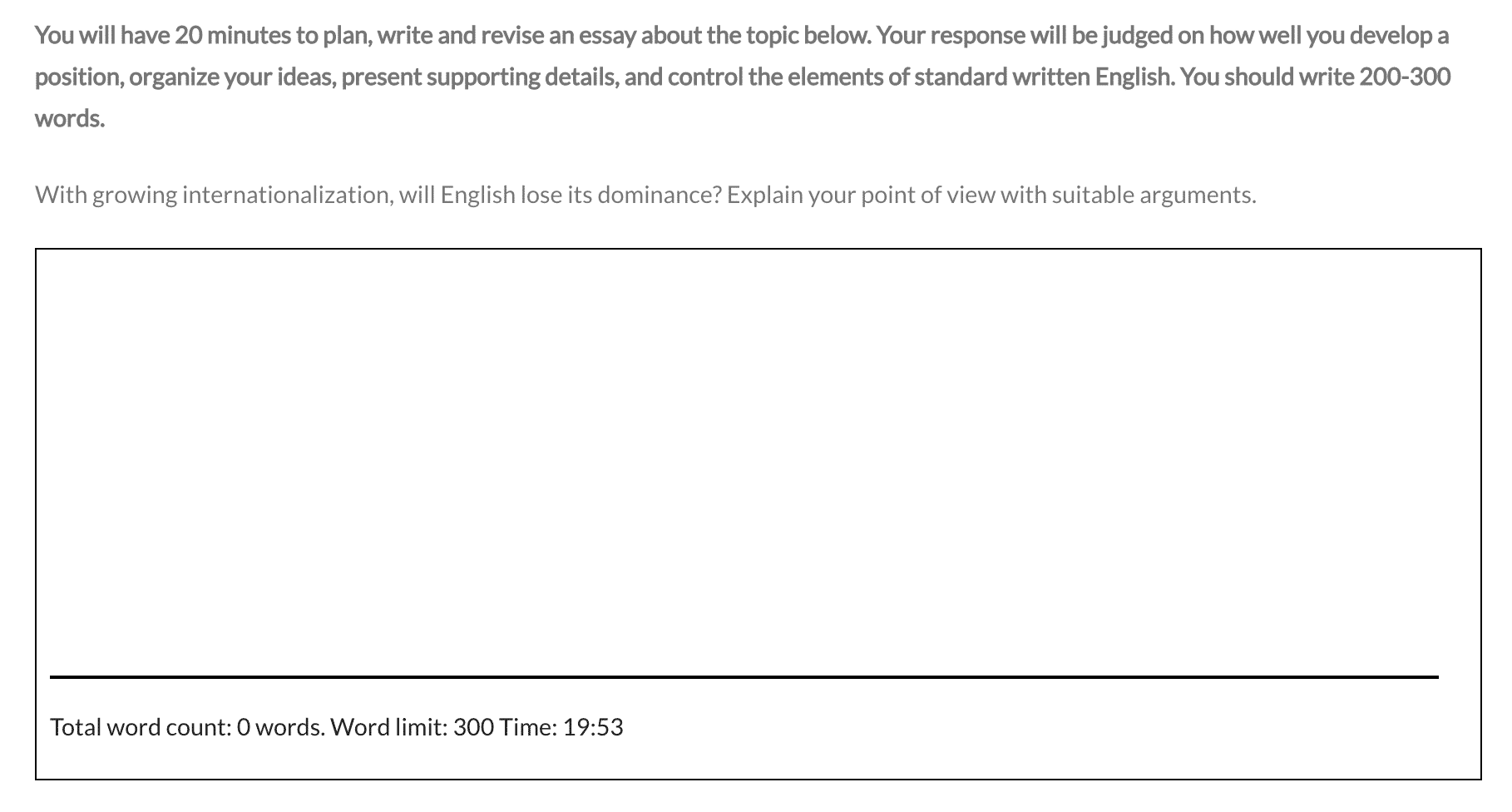 pte essay template free